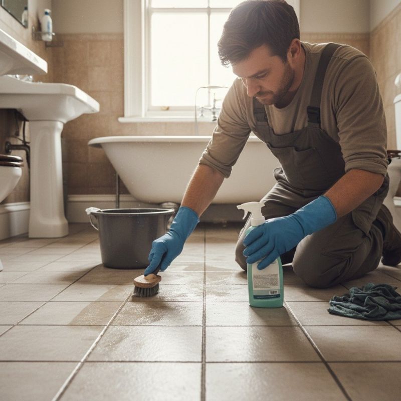Tile Grout Cleaning detail